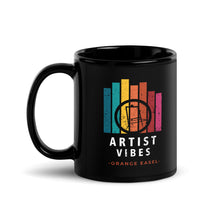 Artist Vibes Black Glossy Mug