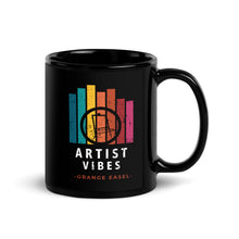 Artist Vibes Black Glossy Mug