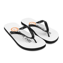 Orange Easel Logo Flip-Flops