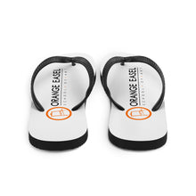Orange Easel Logo Flip-Flops