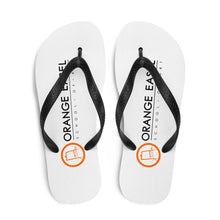 Orange Easel Logo Flip-Flops
