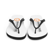 Orange Easel Logo Flip-Flops