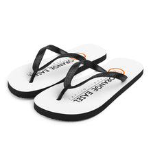 Orange Easel Logo Flip-Flops