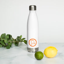 Orange Easel Logo Stainless Steel Water Bottle