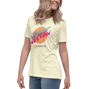 Summer Art Vibe Women's Relaxed T-Shirt