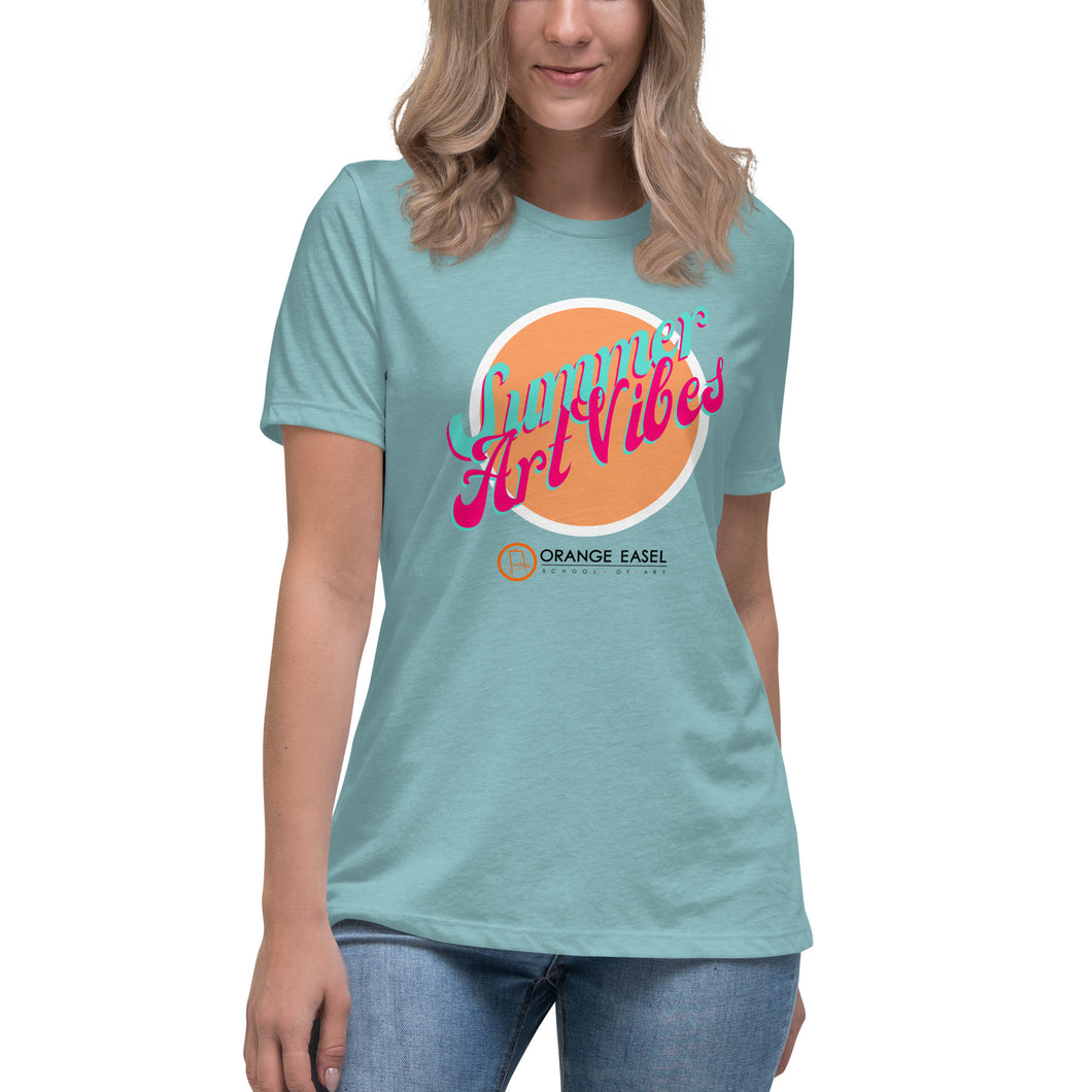 Summer Art Vibe Women's Relaxed T-Shirt