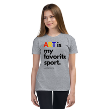 Art Is My Favorite Sport — Youth Tee
