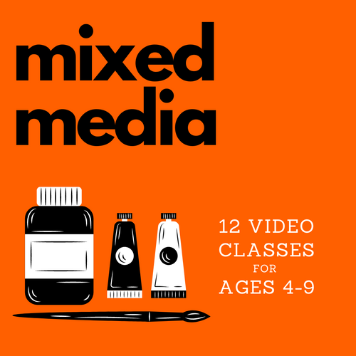 Mixed Media Video Class Bundle (ages 4-9 years)
