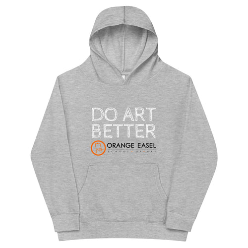 Do Art Better - Kids fleece hoodie