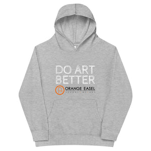 Do Art Better - Kids fleece hoodie
