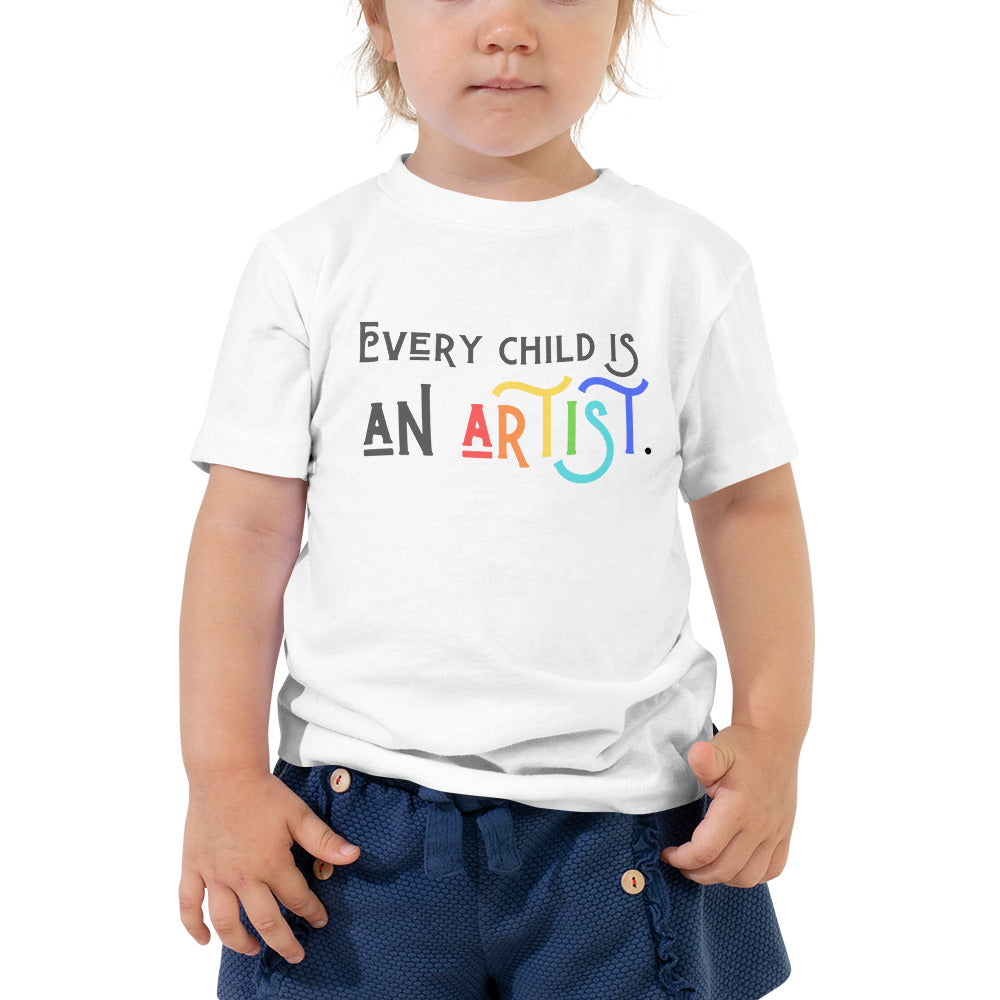 Every Child is an Artist Toddler Short Sleeve Tee