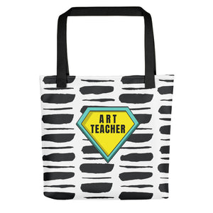 Art Teacher Superhero Tote bag
