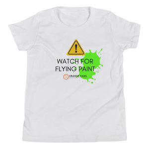 Watch for Flying Paint (Green Splat) Tshirt