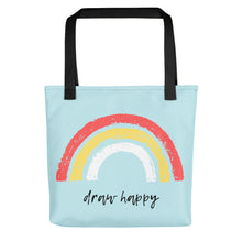 Draw Happy Chalk Rainbow Tote bag