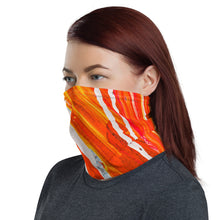 Orange Abstract Face Covering