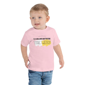 Color Outside the Lines Toddler Short Sleeve Tee