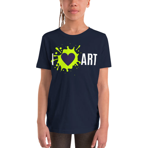 I [heart] Art Youth Short Sleeve T-Shirt (S-XL)