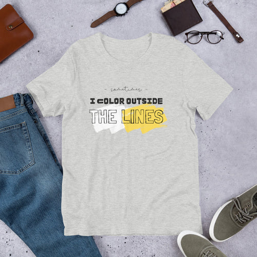 Color Outside the Lines T-Shirt (heather grey)