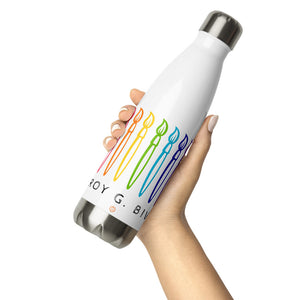ROY G. BIV Stainless Steel Water Bottle